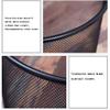 BDPP Trash Can Mesh Trash Can Round Garbage Can Metal Garbage Bin,Hollow Design,Suitable for Office Family Bedroom Studio USO Interior y Exterior (Color : A) view 4