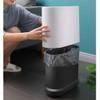 BDPP Trash Can 10L/2.6 Gallons Trash Can Creative Garbage Can Plastic Garbage Bin Suitable for Bedroom and Kitchen-with Press-in Lid USO Interior y Exterior (Color : A) view 4
