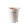 BDPP Trash Can Lidless Trash Can,Ultra-Thin Plastic Garbage Can,Round Garbage Bin,with Pressure Ring Design,Suitable for Office,Home USO Interior y Exterior (Color : B) view 1