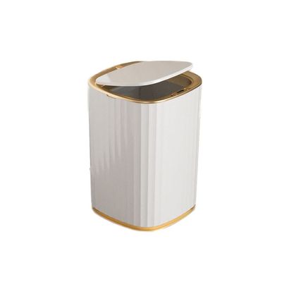 BDPP Trash Can Smart Sensor Trash Can,Large-Capacity Garbage Can,Automatic Garbage Bin with Lid,USB Charging Cable USO Interior y Exterior
