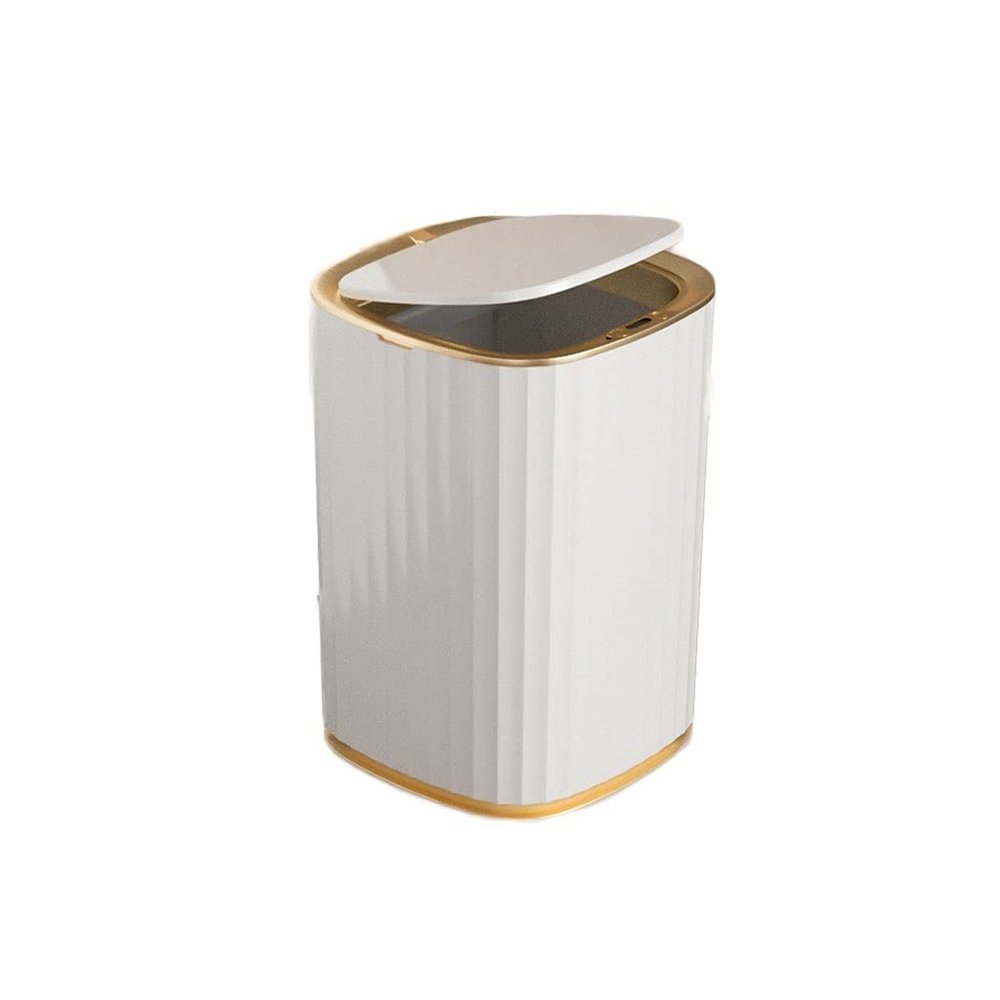 BDPP Trash Can Smart Sensor Trash Can,Large-Capacity Garbage Can,Automatic Garbage Bin with Lid,USB Charging Cable USO Interior y Exterior
