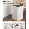 BDPP Trash Can Smart Sensor Trash Can,Large-Capacity Garbage Can,Automatic Garbage Bin with Lid,USB Charging Cable USO Interior y Exterior view 4
