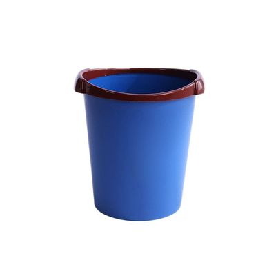 BDPP Trash Can Trash Can with Pressure Ring,Garbage Can Without Lid,shatterproof Plastic Garbage Bin,Suitable for Home Office Dormitory USO Interior y Exterior (Color : B)