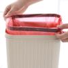 BDPP Trash Can Trash Can with Gland,Ultra-Thin Plastic Garbage Can,Square Garbage Bin,Suitable for Bathroom Kitchen Home Office USO Interior y Exterior (Color : A) view 4