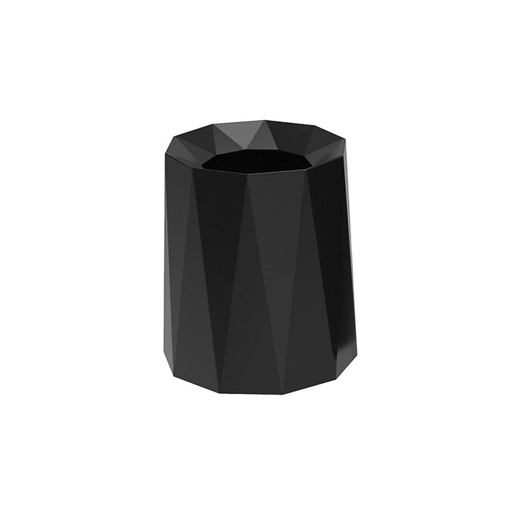 BDPP Trash Can Lidless Trash Can,Plastic Polygon Garbage Can,Double-Layer Garbage Bin,8L/2.1 Gallons,Home Bedroom Living Room Office USO Interior y Exterior (Color : C)