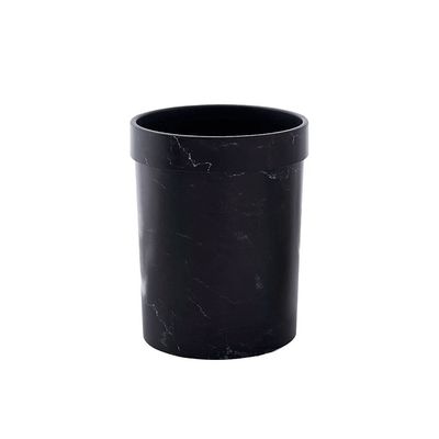 BDPP Trash Can Lidless Trash Can Plastic Garbage Can Creative Fashion Garbage Bin Environmental Protection Material with Pressure Ring USO Interior y Exterior (Color : B)