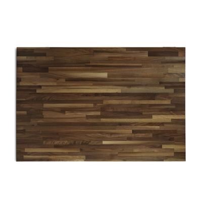 CONSDAN Butcher Block Counter Top, Walnut Solid Hardwood Countertop, Wood Slabs for Kitchen, Reversible, Both Side Polished, Prefinished with Food-safe Oil, 1.5" Thickness, 60"x25"