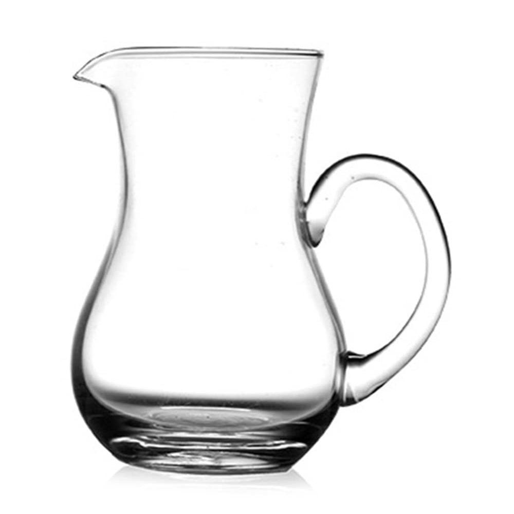 123Arts Glass Creamer Pitcher Creamer Jug Sauce Serving Pitcher Milk Jug,300ml