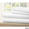 King Size Sheet Set White Solid 4 Piece Sheet Set-Luxurious Hotel Bed Sheet-15 Extra Deep Pocket -100% Egyptian Cotton-Easy Fit-Breathable & Cooling Sheets(King/White) view 2
