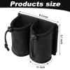 Kajaia Luggage Cup Holder Travel Cup Holder Luggage Cup Holder Attachment Drinks Carrier for Drink Beverages Coffee Mugs (Black),Kajaia-Travel Holder-01 view 2