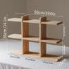 BOOMALTU Floating Shelves Wall Mounted 3 Tiers Rustic Wood Wall Storage Shelves for Bedroom, Living Room, Bathroom, Kitchen, Office 19.6 x 4.1 x 41.1in (Light) view 2