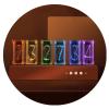 BOOFIRE Glow Tube Clock Glow Clock for Kids Adults RGB Led Glow Tube Clock DIY Nixie Tube Clock Gifts for Lovers, Friends, Christmas, Birthday view 1