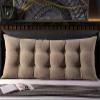 WANGPP Headboard Support Pillow - Large Bolster Headboard Backrest - Decorative Body Throw Pillows,Bed Sofa Reading Pillow Removable Backrest Pillow Positioning Support Headboard view 1