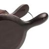 Oakestry Shaker Fireplace Bellow Made from Mango Wood with Faux Leather Strap for Hanging Fireplace dcor, Brown, 9" W x 19" H view 2