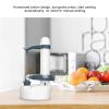 Electric Standing Peeler with 2 Replacement Blades, Multifunctional Automatic Rotating Peeling Machine Kitchen Paring Tool for Vegetable Fruit Potato Tomato Apple(white) view 2