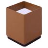 KaysaLY 4 Pack Square Furniture Risers Steel Bed Riser, Edge Guard Lifts, Adds 2 Inch/4 Inch Height to Heavy Duty Furniture,Table, Sofa and Bed,Brown,5cm view 1