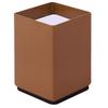 KaysaLY 4 Pack Square Furniture Risers Steel Bed Riser, Edge Guard Lifts, Adds 2 Inch/4 Inch Height to Heavy Duty Furniture,Table, Sofa and Bed,Brown,10cm view 1