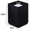 KaysaLY 4 Pack Square Furniture Risers Steel Bed Riser, Edge Guard Lifts, Adds 2 Inch/4 Inch Height to Heavy Duty Furniture,Table, Sofa and Bed,Black,10cm view 2