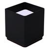 KaysaLY 4 Pack Square Furniture Risers Steel Bed Riser, Edge Guard Lifts, Adds 2 Inch/4 Inch Height to Heavy Duty Furniture,Table, Sofa and Bed,Black,5cm view 1