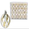 24-Pack Clear Ball Ornaments with Gold, Silver, White Swirls by WinterlandInc view 1