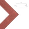 Millbrook Collection Country Chic Wood Picture Frames, 2-Pack, 16x20 - Alabama Red, Wide - 2-1/2" Face Solid Wood Molding for Photos, Artwork & Prints Includes Acrylic Glazing - Made in USA view 4