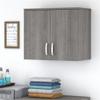 Bush Business Furniture Universal Storage Laundry Room Wall Cabinet with Doors and Shelves, Platinum Gray (LNS428PG-Z) view 1