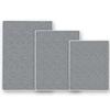 Shape28 Bathroom Set of 3 Mats Bathtub Shower 28x20 Inches Vanity 24x18 Inches Toilet 20x16 Inches Microfiber None Slip in Gray Color Design 4T view 1