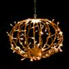 12" Sphere with 120 Orange Lights view 1