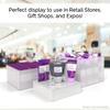 3 Piece Acrylic Display Boxes Retail Frosted Product Riser 2", 4", 6" High Cake Display Boxes Nesting Bins No Lid One Open Side Merchandise Storage Box by Marketing Holders view 4