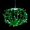 12" Sphere with 120 Green Lights view 1