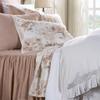 HiEnd Accents Colette 3 Piece Quilt Set with Pillow Shams, Blush, Queen Size, Rose Floral Bedding Set, French Country Shabby Chic Farmhouse Romantic Style Bedding Set, 1 Quilt and 2 Pillow Cases view 1
