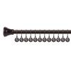 Shower Hooks - Double Shower Curtain Rings for Bathroom - Rust Resistant Shower Curtain Hooks for Shower Curtain or Liner - Shower Curtain Rings with Crystal Design - Set of 12, Oil Rubbed Bronze view 4