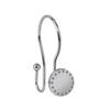 Utopia Alley Shower Hooks, Double Shower Curtain Hooks for Bathroom, Crystal Design, Set of 12 Polished Chrome view 3