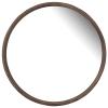 A&B Home Round Wood Mirror - 28" Wall Mounted Mirror Home Decor Wall Mirror, Bathroom Bedroom Living Room Entryway Accent Mirror view 2