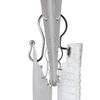 Utopia Alley Shower Rings, Double Shower Curtain Hooks for Bathroom, Rust Resistant Shower Curtain Hooks Rings, Crystal Design, Set of 12 (Chrome) view 2