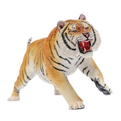 MMOS X Resin Siberian Tiger Decorations, Home Dcor Tiger Statues for Desktops, Durable Polyresin with Intricate Details for Animal Lovers, Yellow
