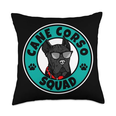 Cane Corso Squad I Dog Lover I Cane Corso Throw Pillow