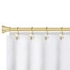 Utopia Alley Shower Hooks - Double Shower Curtain Rings for Bathroom - Rust Proof Shower Curtain Hooks for Shower Curtain or Liner - Shower Curtain Rings with Crystal Design - Set of 12, Gold view 3