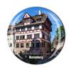 Albrecht Durer's House Nuremberg Germany Fridge Magnet Crystal Tourist Souvenir Gift Collection Refrigerator Magnetic Sticker view 1