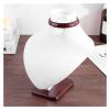 XIANGGUI 1983 Jewelry Towers PU and Wood Jewelry Display Necklace Chain Jewelry Bust Display Holder Stand, Necklaces Display Mannequin, Necklace Jewelry Bust Stand for Home Bedroom Jewelry Boxes view 1