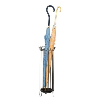 WXYZ Umbrella Stand Rack Umbrella Stand for Home Office Hotel, Retro Metal Umbrella Bucket, Can Store 5-6 Long and Short Umbrellas, 16x16x47cm