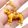 Fengshuibringluck Feng Shui 2022 SACRED RESOURCE COW Rich and Enerous Successful People Keychain view 3