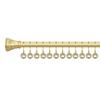 Utopia Alley Shower Hooks - Double Shower Curtain Rings for Bathroom - Rust Resistant Shower Curtain Hooks for Shower Curtain or Liner - Shower Curtain Rings with Crystal Design - Set of 12, Gold view 4