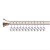 Utopia Alley Shower Hooks - Shower Curtain Rings for Bathroom - Rust Resistant Shower Curtain Hooks for Shower Curtain or Liner - Shower Curtain Rings with Crystal Design - Set of 12, Brushed Nickel view 3