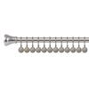 Utopia Alley Shower Hooks - Double Shower Curtain Rings for Bathroom - Rust Proof Shower Curtain Hooks for Shower Curtain, Liner - Shower Curtain Rings with Crystal Design - Set of 12, Brushed Nickel view 3