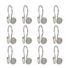 Utopia Alley Shower Hooks - Double Shower Curtain Rings for Bathroom - Rust Proof Shower Curtain Hooks for Shower Curtain, Liner - Shower Curtain Rings with Crystal Design - Set of 12, Brushed Nickel view 4
