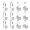 Utopia Alley HK20XX Shower Hooks - Double Shower Curtain Rings for Bathroom - Rust Resistant Shower Curtain Hooks for Shower Curtain or Liner - Shower Curtain Rings with Crystal Design - Set of 12 view 4