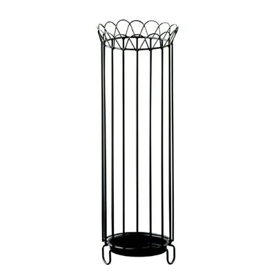 WXYZ Umbrella Stand Rack Retro Wrought Iron Umbrella Stand, Home Office Hotel Umbrella Bucket, Waterproof and Rustproof, Long and Short Umbrella Storage Rack 16x16x47cm