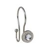 Utopia Alley HK21XX Shower Hooks - Double Shower Curtain Rings for Bathroom - Rust Resistant Shower Curtain Hooks for Shower Curtain or Liner - Shower Curtain Rings with Crystal Design - Set of 12 view 3