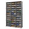 Aeitc Shoe Rack 72 Pairs Shoe Organizer Narrow Standing Stackable Shoe Storage Cabinet Space Saver for Entryway, Hallway and Closet,Black view 1